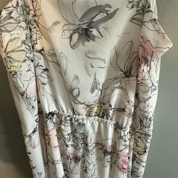 WHMB Airy Sleeveless Floral Midi Dress, Size Small - Picture 8 of 9